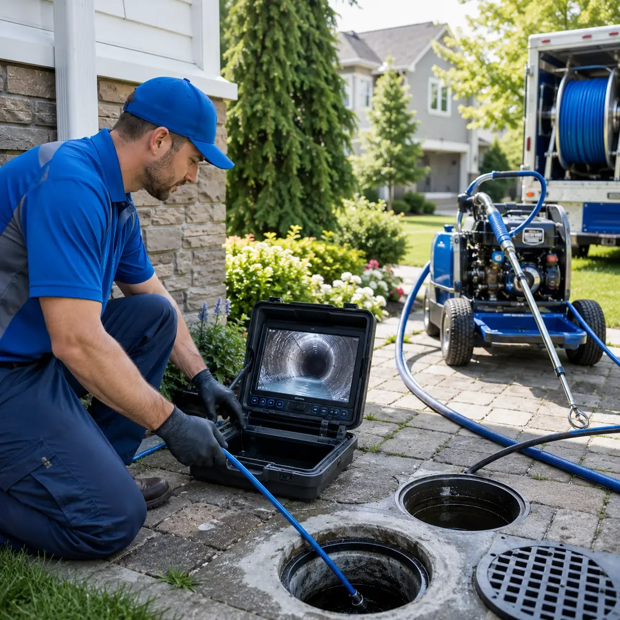 Outdoor drain cleaning professionals serving Vassar, MI