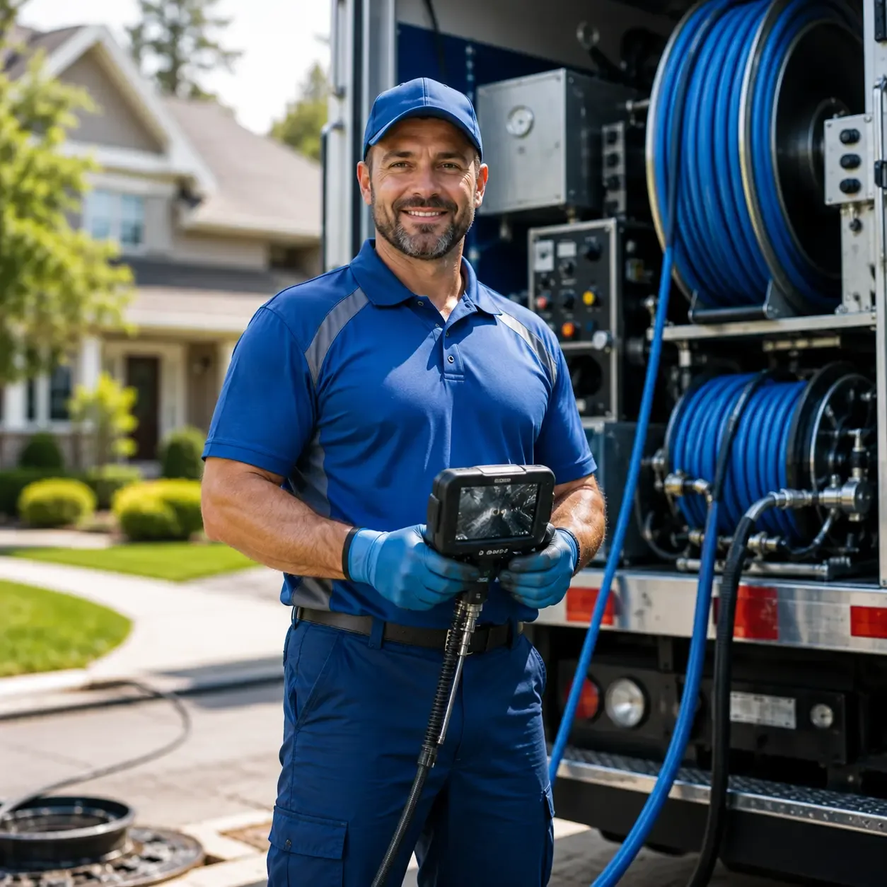 Local outdoor drain cleaning specialists in Vassar, MI